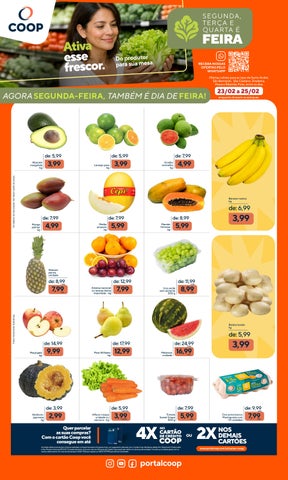 Coop Segunda, Terça e Quarta é Feira 23 a 25.02 ABCDMR