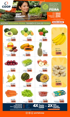 Coop Segunda, Terça e Quarta da Feira 23 a 25.02 SJC