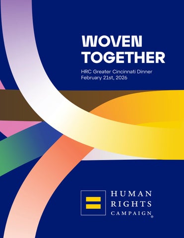 2026 HRC Greater Cincinnati Dinner Program Book