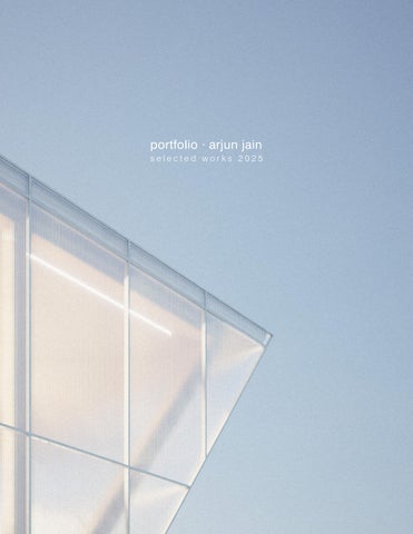 Arjun Jain Portfolio | TMU Architectural Science