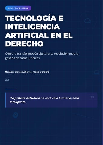 Tecnología e Inteligencia Artificial en el Derecho Moderno