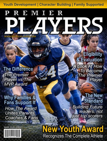 Premier Player Trophy Brochure for Youth Sports