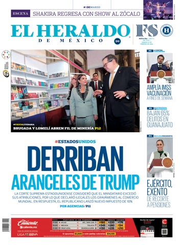 Edición impresa. Sábado 21 de febrero de 2026