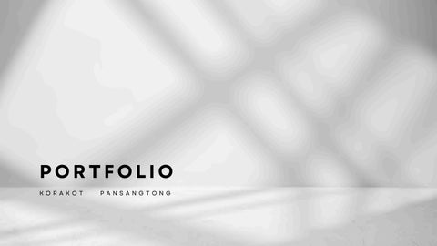 Portfolio นางสาวกรกช ปานแสงทอง