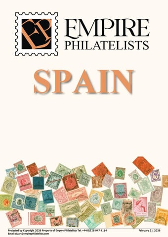 Spain Stamp Catalog