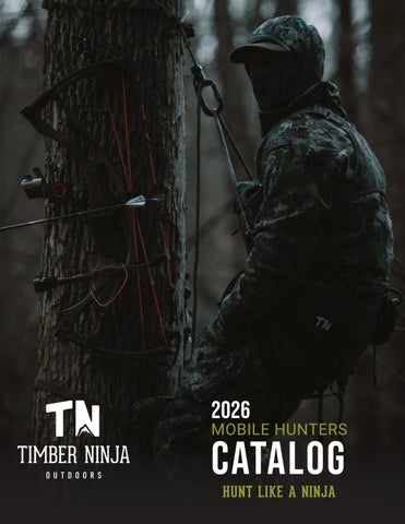 Timber Ninja Outdoors 2026 Gear Catalog 