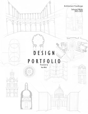 Design Portfolio by Kara White