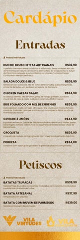 CARDAPIO Vila