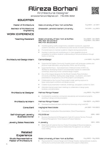Alireza Borhani | Resume
