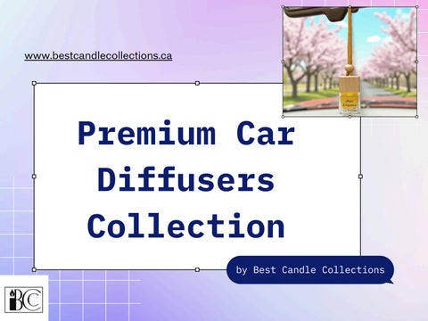 Premium Car Diffusers Collection