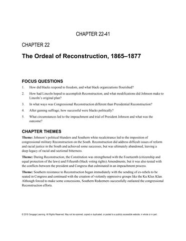 Solution Manual For American Pageant, Volume 2, 16th Edition