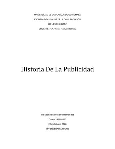 HISTORIAA DE PUBLI