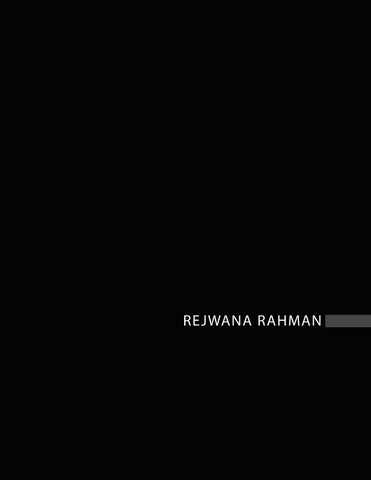 Architecture & Urban Design Portfolio_Rejwana Rahman