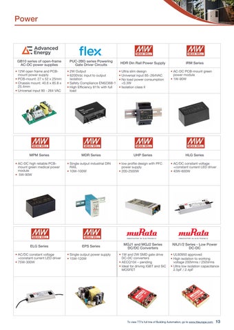 TTI Building Automation - HVAC × Heating Pumps Application 指南 第 13 页