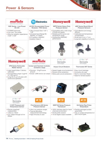 TTI Building Automation - HVAC × Heating Pumps Application 指南 第 14 页