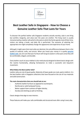 Luxury Sofa in Singapore - Premium Comfort and Style for Modern Homes