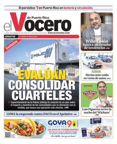 EL VOCERO | Edición lunes, 23 de febrero de 2026 