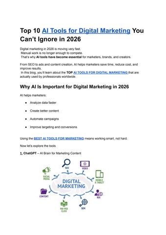 Top 10 AI Tools for Digital Marketing You Can’t Ignore in 2026 (1)