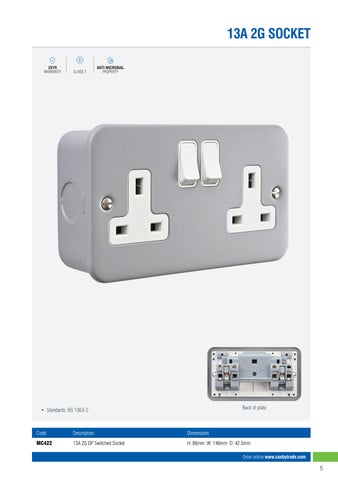 Electrical Metal Clad 灯饰目录 · Saxby 第 5 页
