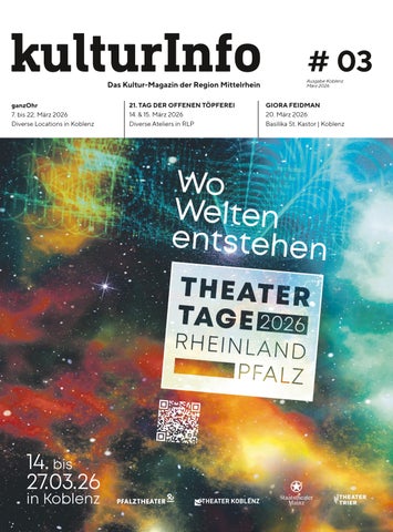 KulturInfo Ausgabe Koblenz März 2026