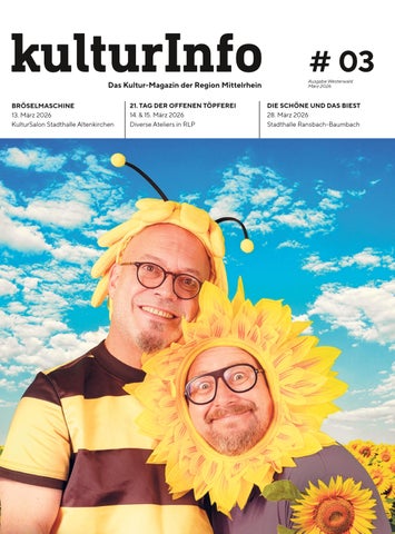KulturInfo Ausgabe Westerwald März 2026