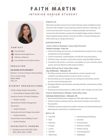 Faith Martin Resume