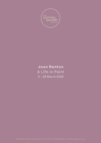 Joan Renton | A Life in Paint 第 3 页