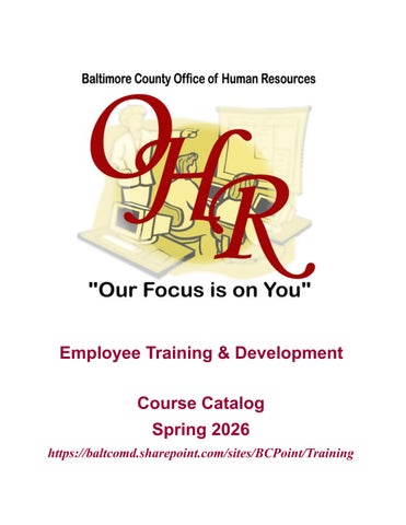 OHR Employee Training and Development Course Catalog