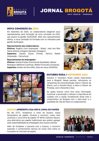 Jornal Brogotá - Ed. 68 - Fevereiro/26