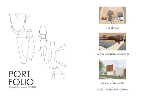 Chandler Thompson Architecture Portfolio