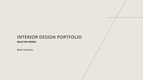 Interior Design Portfolio