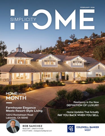 Bob Sanchez | Home Simplicity, February 2026