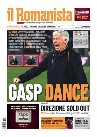 Il Romanista del 24 febbraio 2026