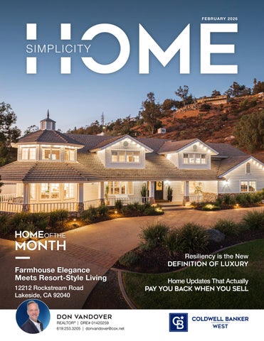 Don Vandover | Home Simplicity, February 2026