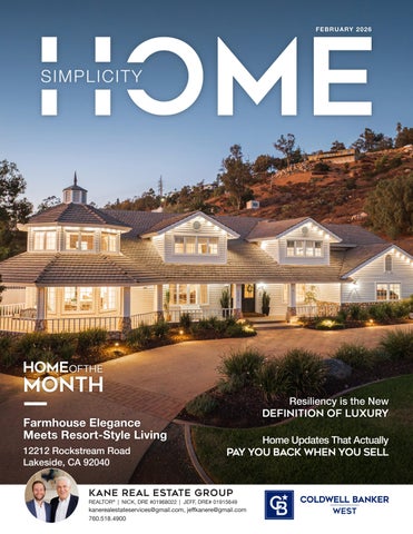 Kane Real Estate Group | Home Simplicity, February 2026