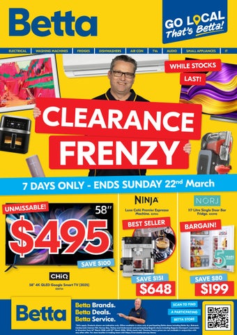 Clearance Frenzy Flyer - March 2026