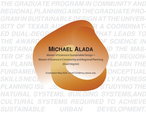 Michael Alada Work Sample