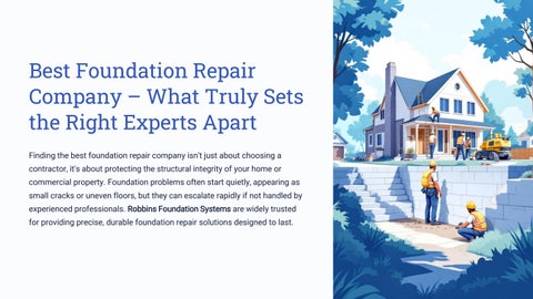 Best Foundation Repair Company – What Truly Sets the Right Experts Apart