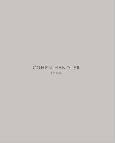 PROPOSAL COHEN HANDLER SC
