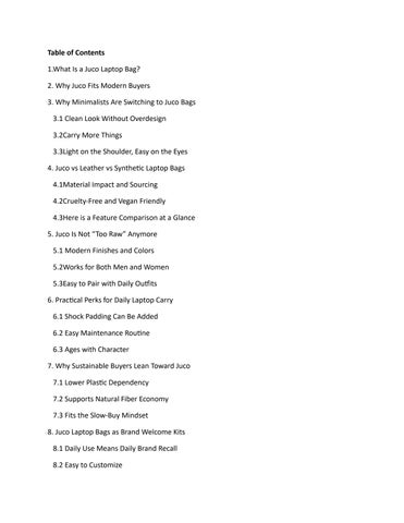 Eco Friendly Juco Laptop Bags for Everyday Minimal Living