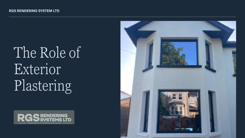 The Role of Exterior Plastering in Pontypridd