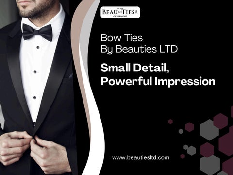 Bow Ties by Beauties LTD – Small Detail, Powerful Impression