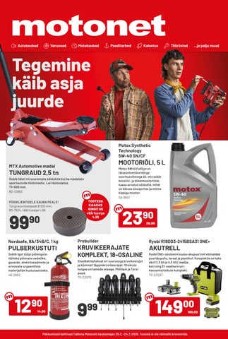 Motonet - Tegemine käib asja juurde