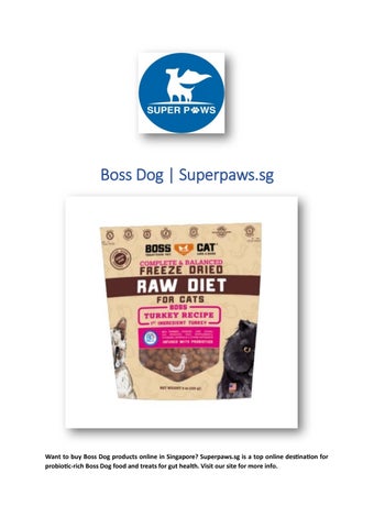 Boss Dog | Superpaws.sg