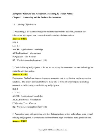 Test Bank Horngren's Financial & Managerial Accounting, 6th Edition by Tracie Miller-Nobles, Brenda 
