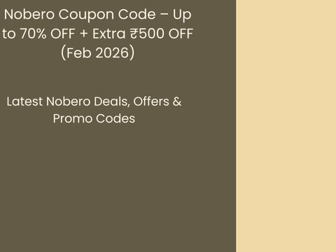 Nobero Coupon Code