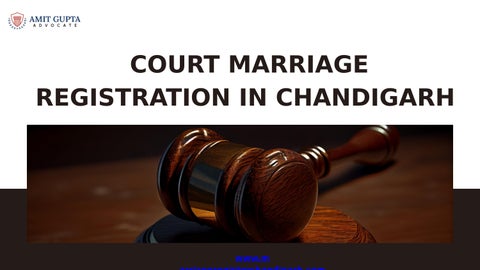 Court Marriage Registration in Chandigarh