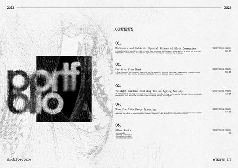 UCL -Portfolio_Mingyu Li