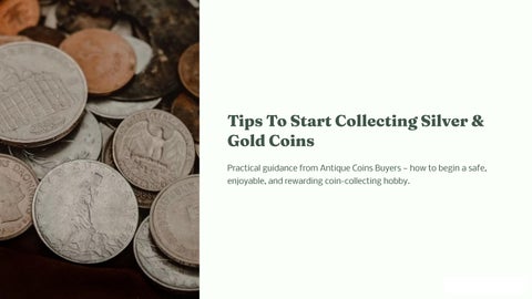 Start Your Silver & Gold Coin Collection