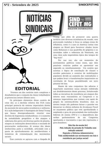 Noticias Sindicais Set/25